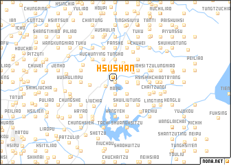 map of Hsü-shan