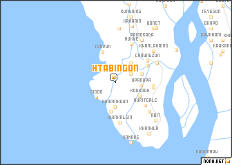 map of Htabingôn