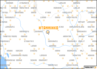 map of Htammi Hko
