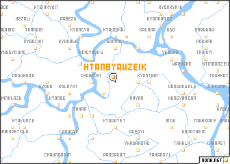 map of Htanbyawzeik