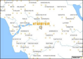 map of Htanbyein