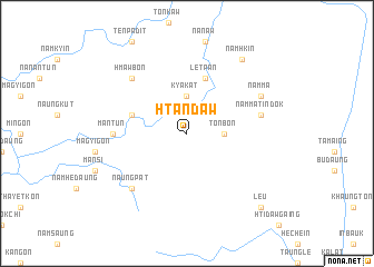 map of Htandaw