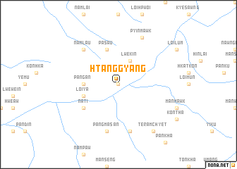 map of Htang-gyang