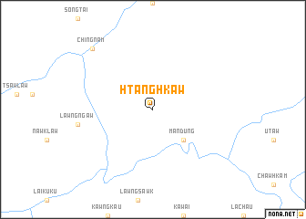 map of Htanghkaw