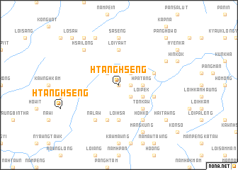 map of Htānghseng