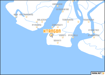 map of Htangôn