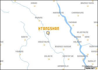 map of Htangshan