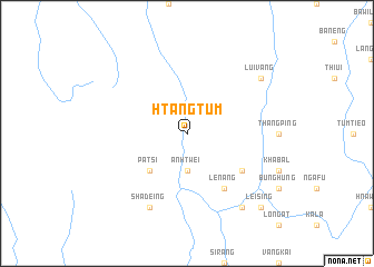 map of Htangtum