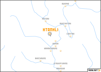 map of Htan Hli