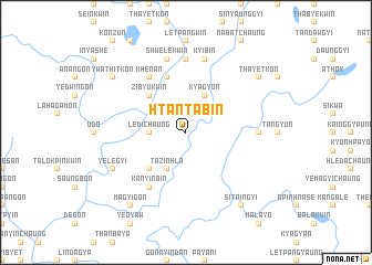 map of Htantabin