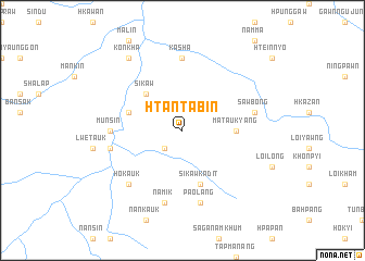 map of Htantabin