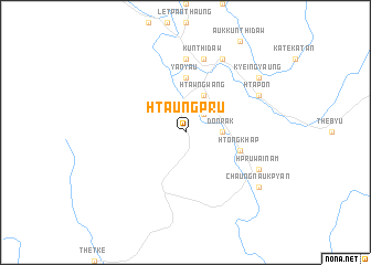 map of Htaungpru