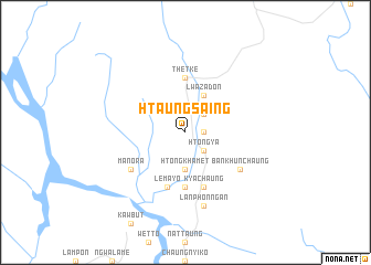 map of Htaungsaing