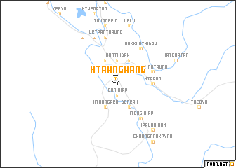 map of Htawng-wang