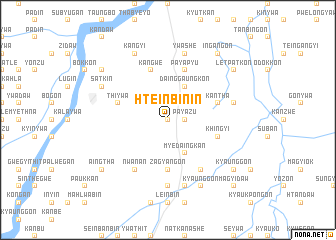 map of Hteinbin-in