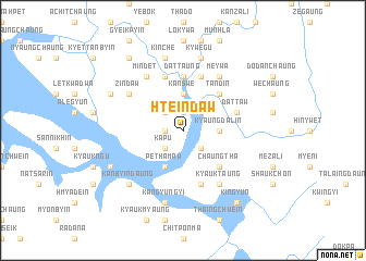 map of Hteindaw