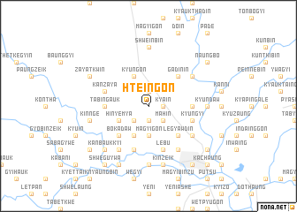 map of Hteingon