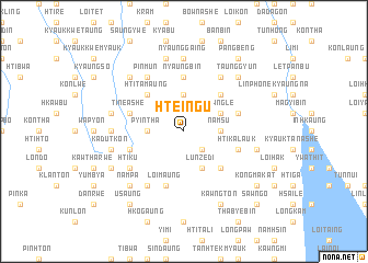 map of Hteingu