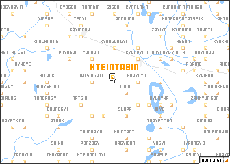 map of Hteintabin