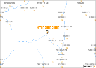 map of Htidawgaing