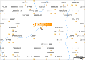 map of Htihamhong