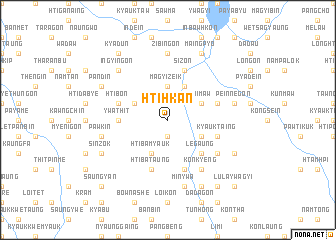 map of Htihkan