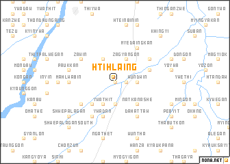 map of Htihlaing