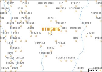 map of Htihsong