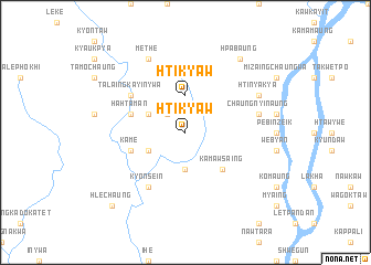 map of Htikyaw