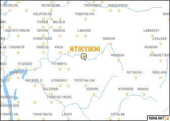 map of Htikyikhi