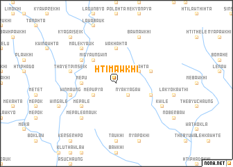 map of Htimawkhi