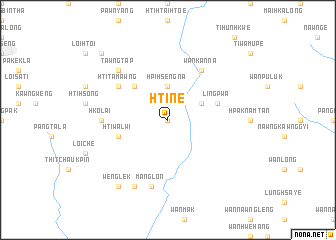 map of Htine