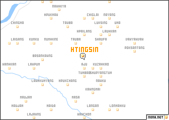 map of Htingsin