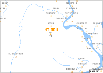 map of Htingu