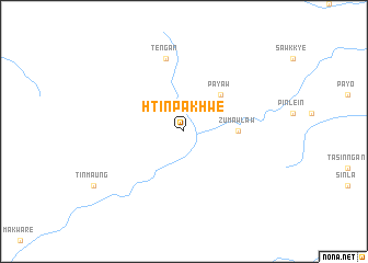 map of Htinpakhwe