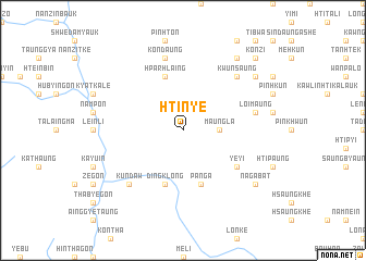 map of Htinye