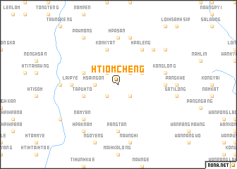 map of Htiomcheng