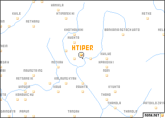 map of Htiper