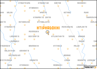 map of Htiphadokhi