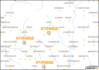 map of Htiphado