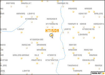 map of Htisöm