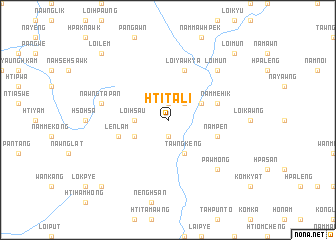 map of Htitali