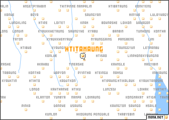 map of Htitamaung