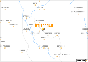 map of Htitapalu