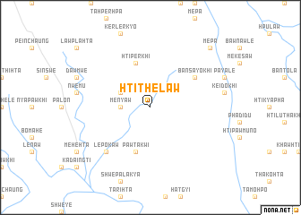 map of Htithelaw