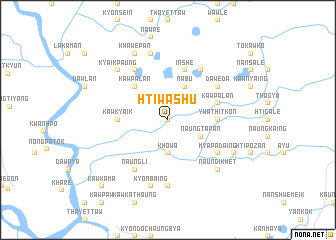 map of Htiwashu