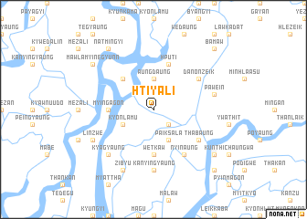 map of Htiyāli