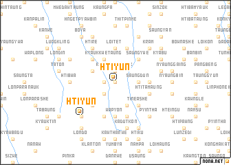 map of Htiyun