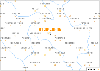 map of Htoi-p\