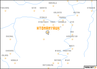 map of Htoma Myauk